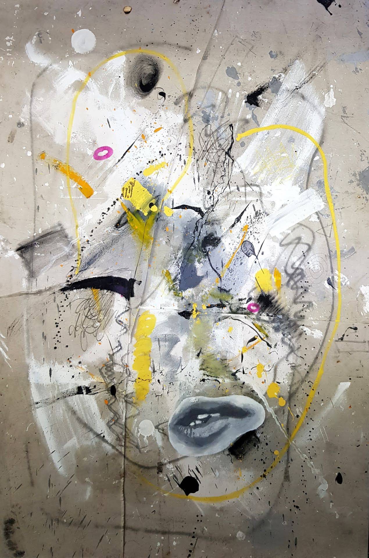 title: temptress
 size: 230x155cm
 medium: mixed media
 year: 2021
 price: 5500 PLN